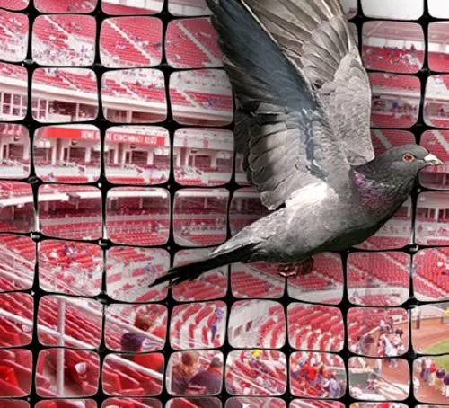 Bird-X STRUCTURAL Bird Netting Ideal for Gardens and Medium-Weight Applications, 100& by 14&