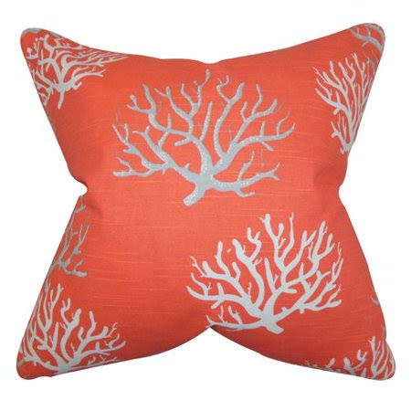 The Pillow Collection Hafwen Coastal Bedding Sham, Pink