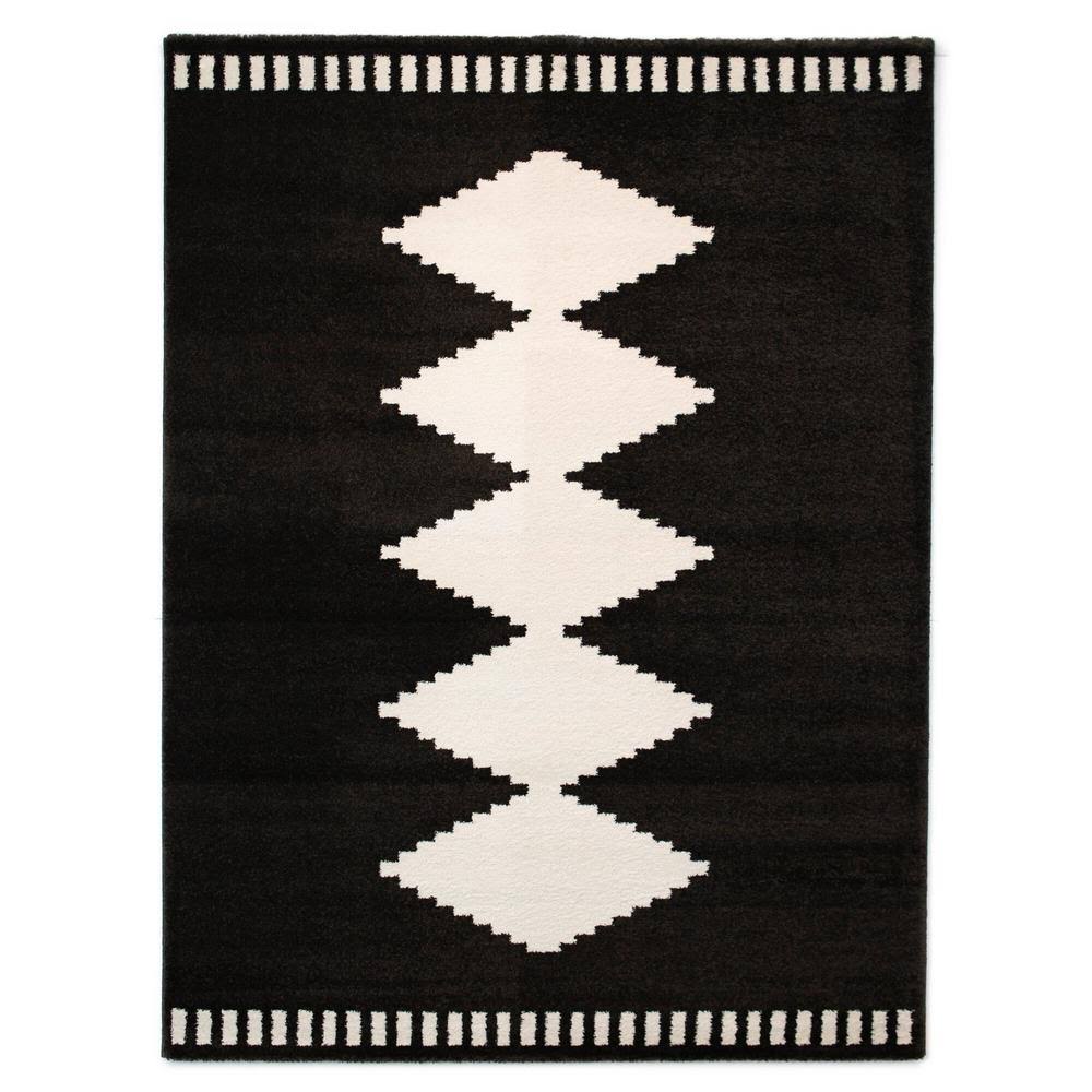 BALTA Nisha Black 8 ft. x 10 ft. Area Rug