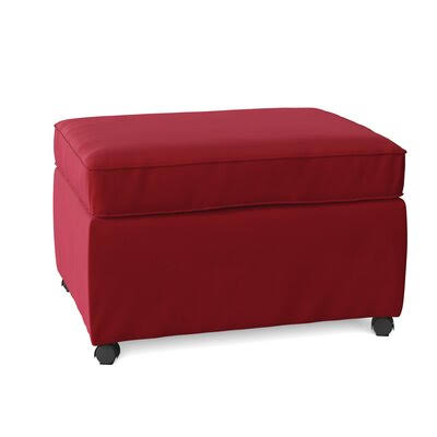 Birch Lane Gillis 28x22 Rectangle Standard Ottoman Body Fabric: Devon Pewter