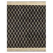 Carano Natural Fiber Rug - Charcoal 2&6x22 x 8& - Ballard Designs