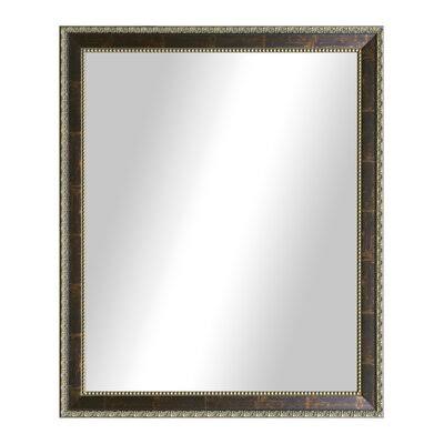 Traditional Square Copper Bronze Accent Mirror