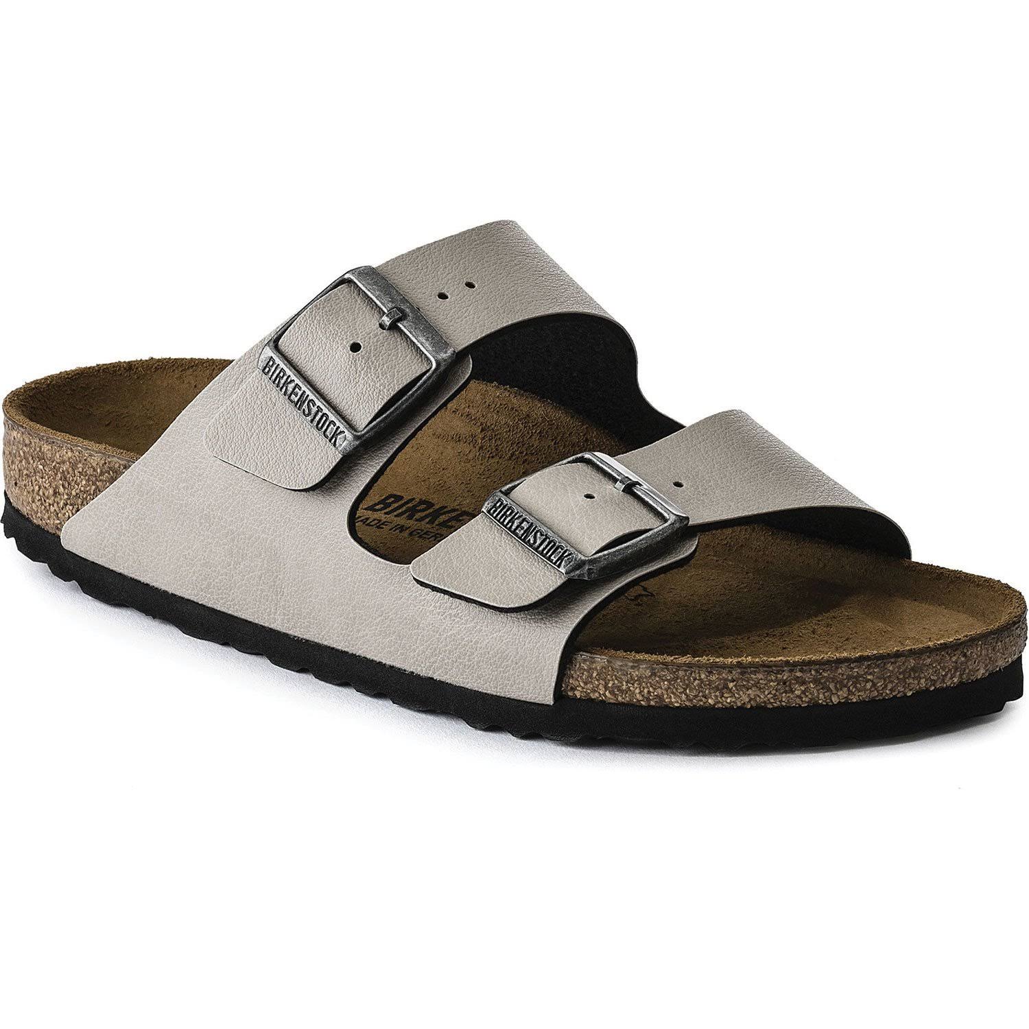 Birkenstock Arizona Classic - Birko-Flor Pull Up Stone / 43 / Regular