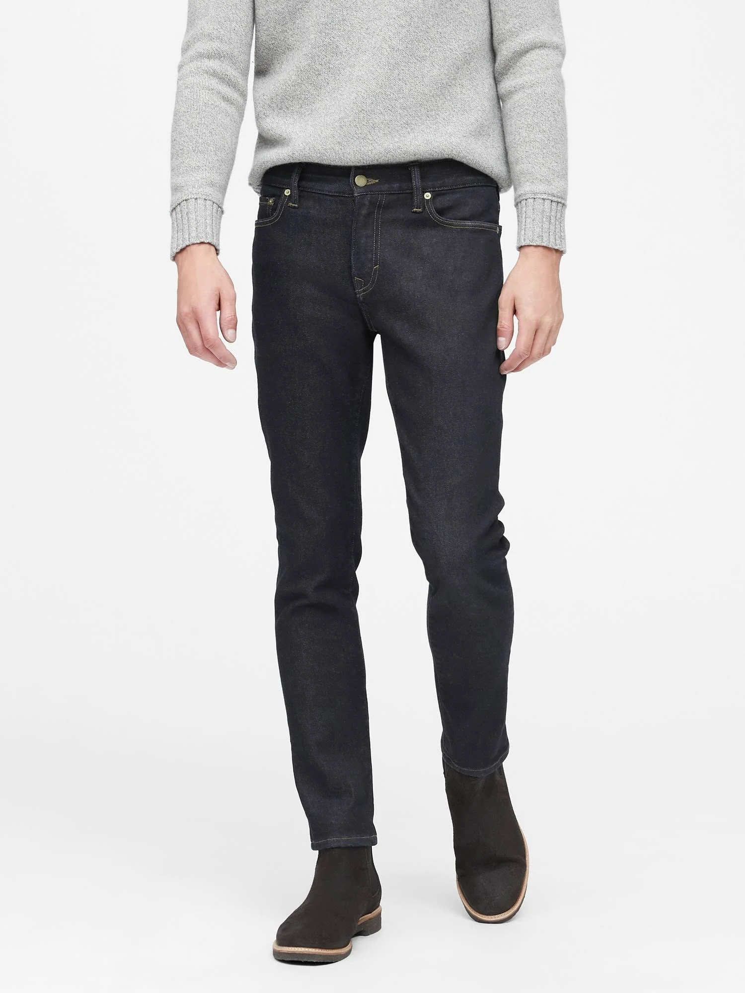 Banana Republic Men's Skinny Legacy Jean Rinse Dark Wash Size 33W 34L