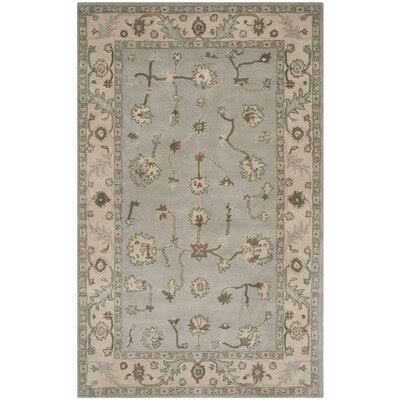 Zellner Oriental Hand-Tufted Wool Beige/Grey Area Rug Birch Lane Rug Size: Rectangle 5& x 8&