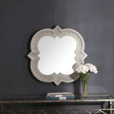 Ophelia & Co. Laskie Wall Mirror, White