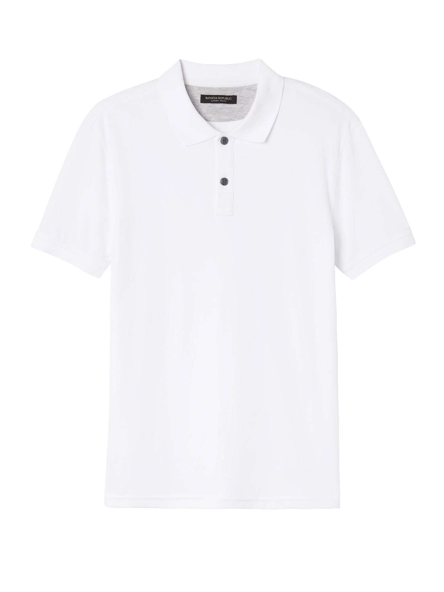 Banana Republic Men's Slim Luxury-Touch Polo Shirt White Size L