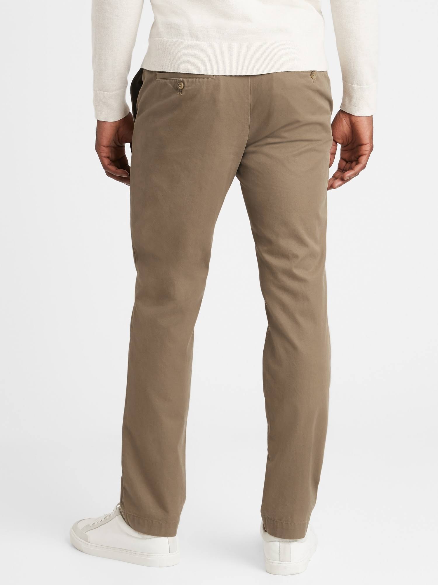 Banana Republic Men's Aiden Slim Chino Pant Acorn Size 40W 34L