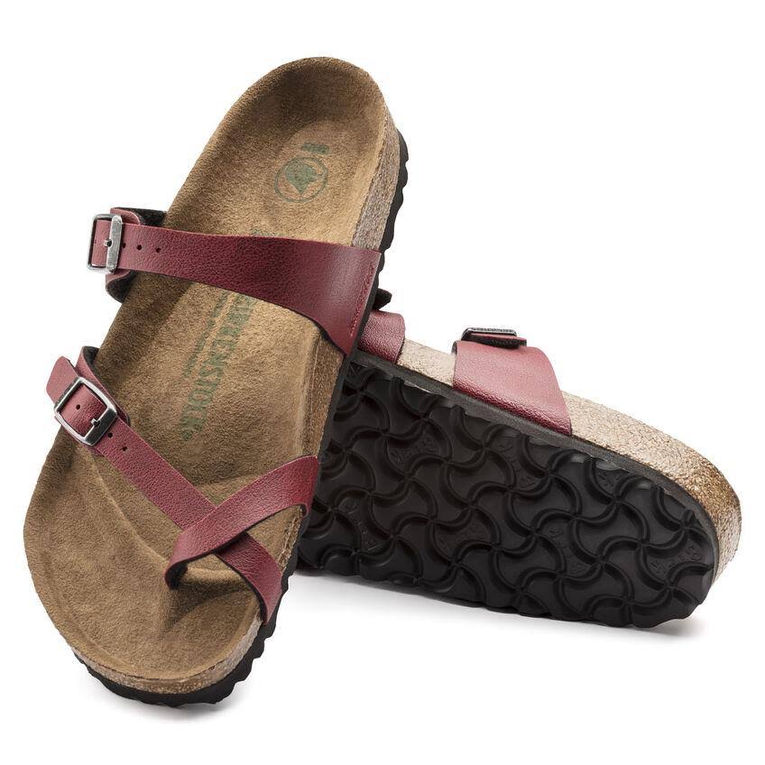 Birkenstock Women's Mayari Bordeaux Vegan Birko-Flor