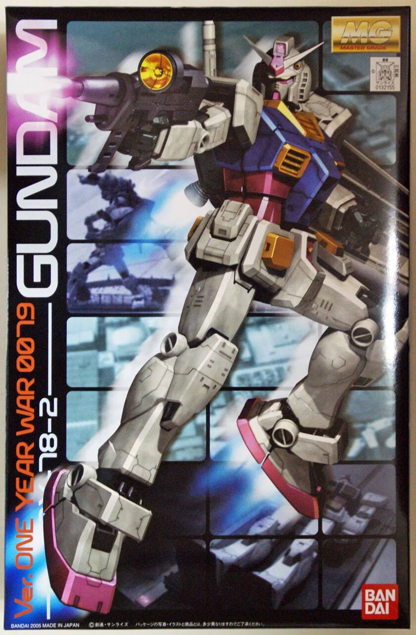 Bandai mg 1/100 RX-78-2 Gundam Ver One Year War 0079 Plastic Model Kit