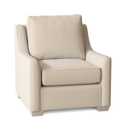 Birch Lane Godwin 33x22 Wide Armchair Body Fabric: Oakley Ivory