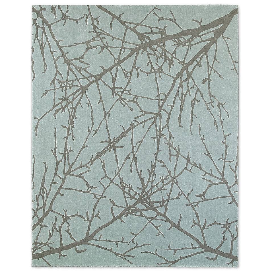 Forest 6& 6x22 x 9& Area Rug in Blue
