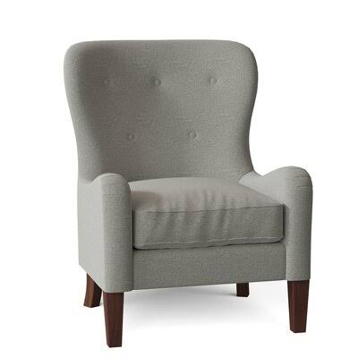 Gilliam 32x22 Wide Tufted Down Cushion Armchair Body Fabric: Vault Spa