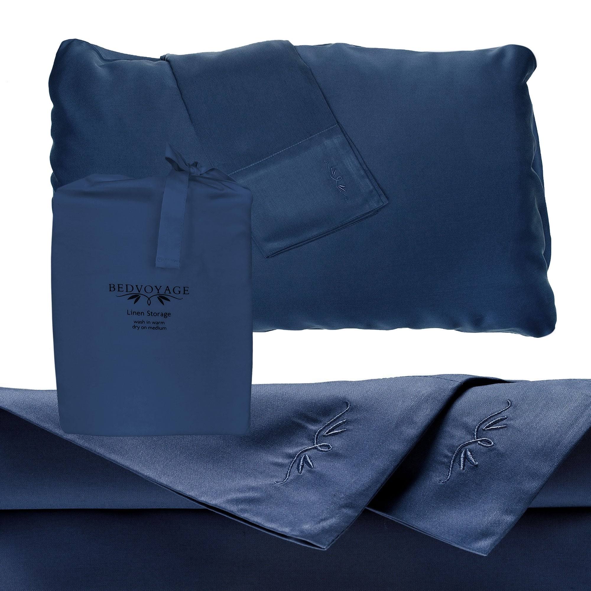 BedVoyage Rayon from Bamboo Indigo Sheet Set - Queen