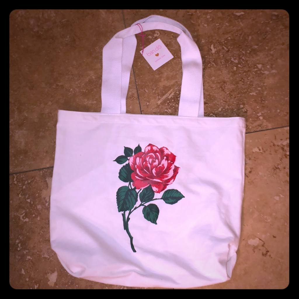 Ban.Do Will You Accept This Rose Canvas Tote