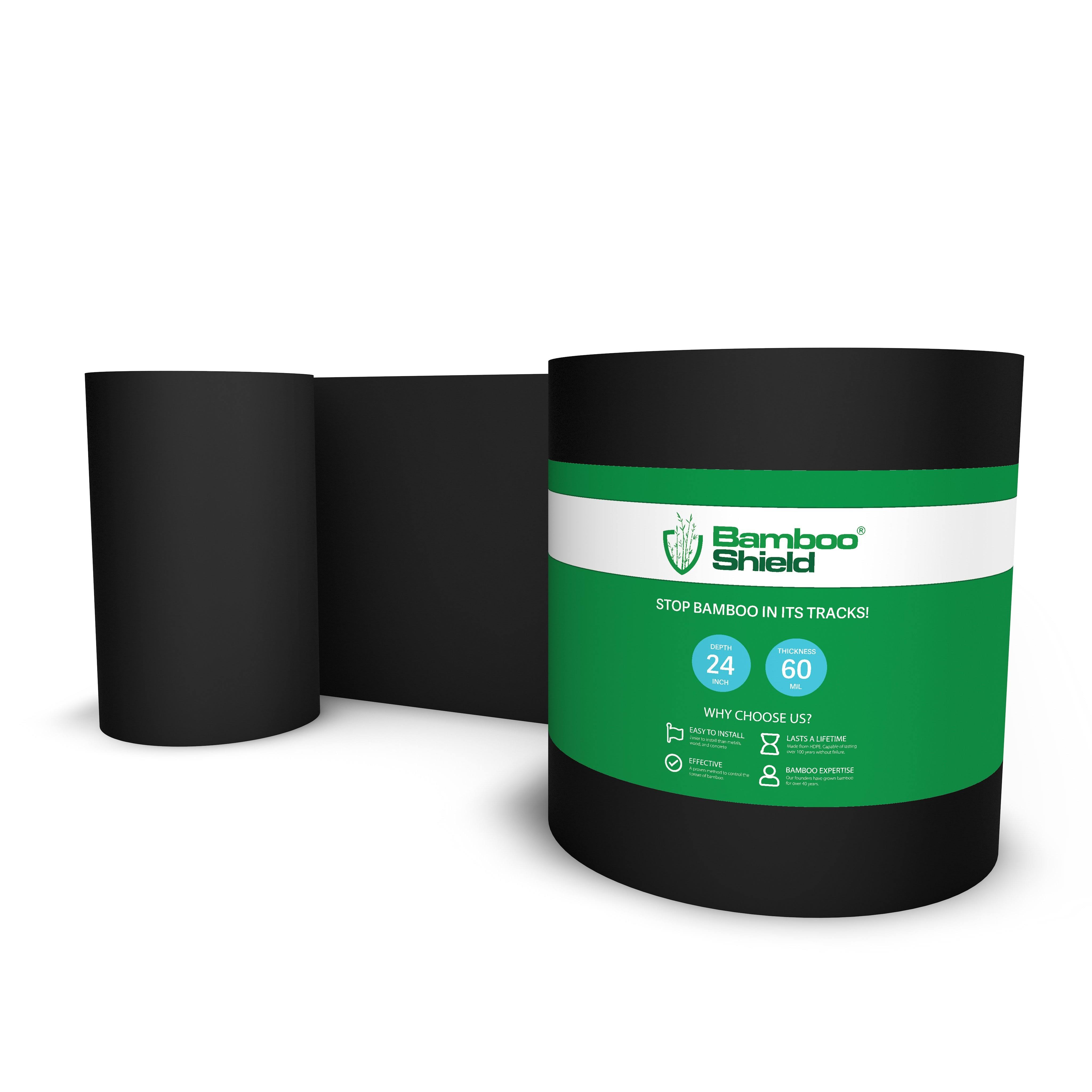 Bamboo Shield - 60 Mil Thick by 24in Depth 80 Feet