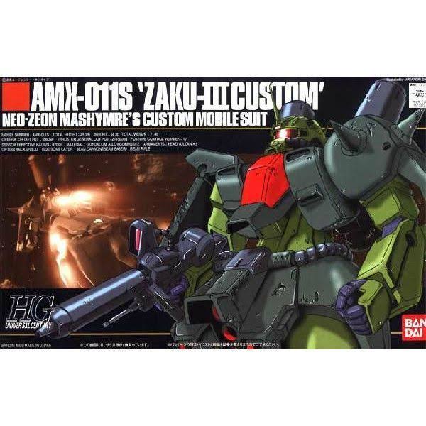 Bandai Hobby ZZ Gundam HGUC AMX-011S Zaku III Custom Kai HG 1/144 Mode