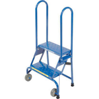 Ballymore 2 Step Lock-N-Stock Folding Ladder, Size: 10, Blue LS2247