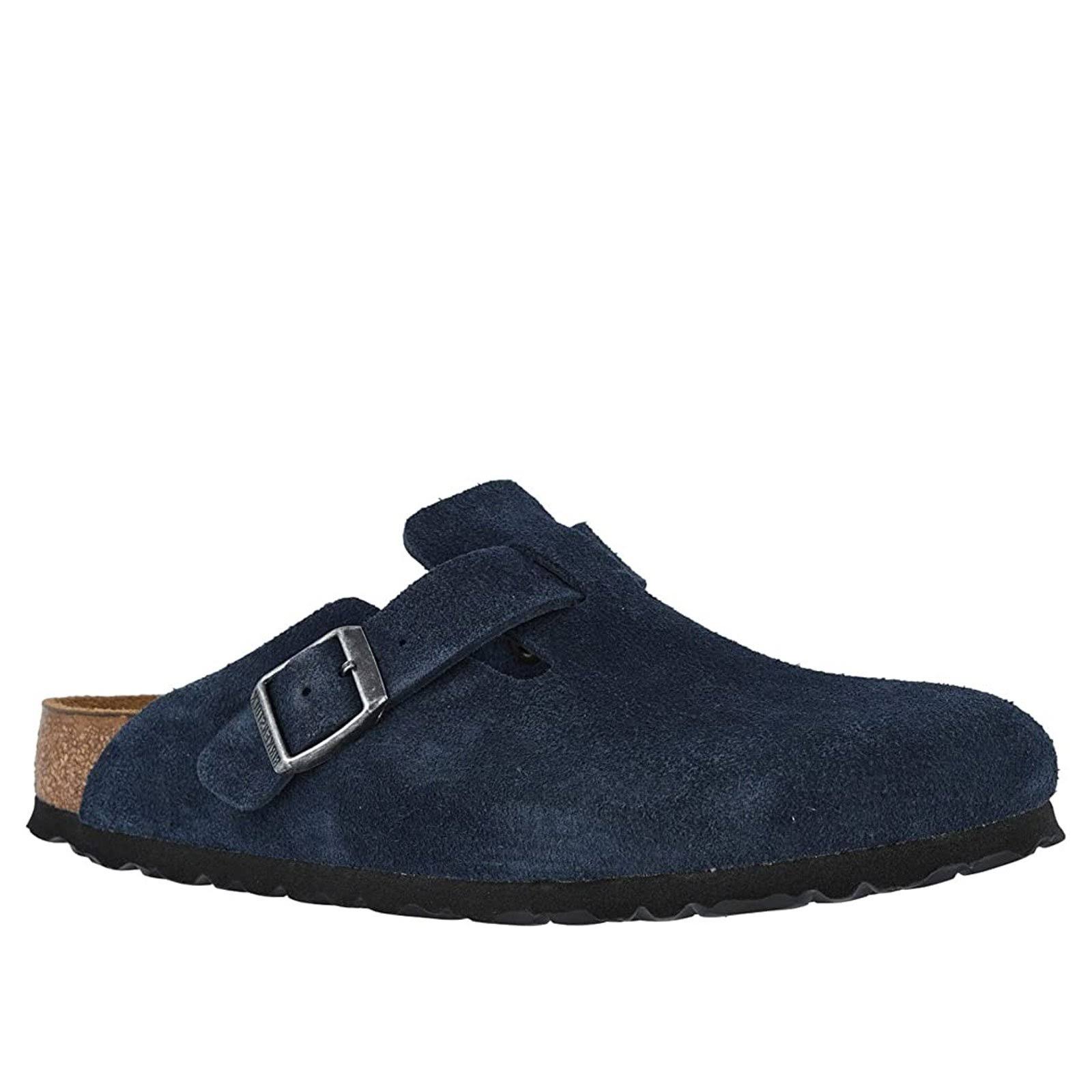 Birkenstock Boston Soft Footbed - Night Suede Size 36