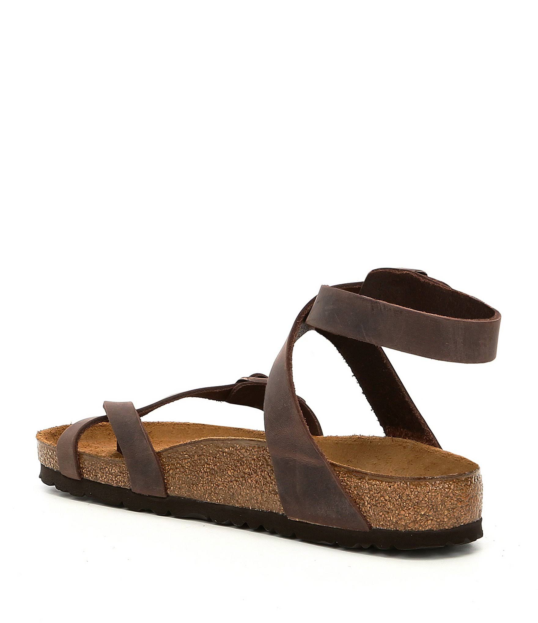 Birkenstock Women's Yara Sandal - 37 - Tobacco Oiled Leather Le
