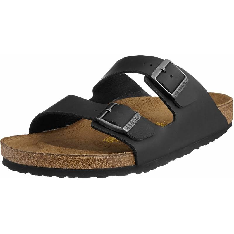 Birkenstock Adult Arizona Black Birko-Flor Flat Sandals