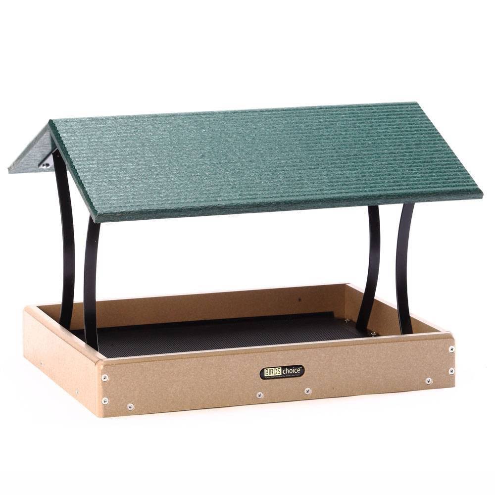 Birds Choice Recycled Fly Thru Bird Feeder