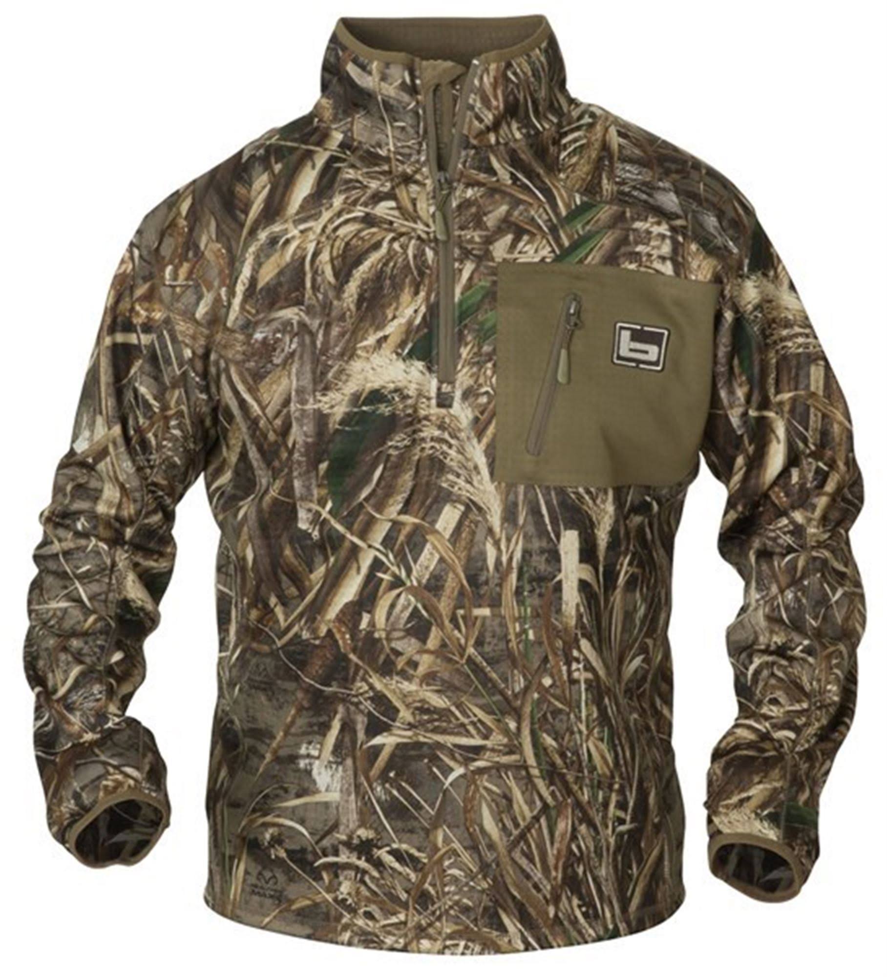 Banded 1/4 Zip Mid Layer Fleece Pullover