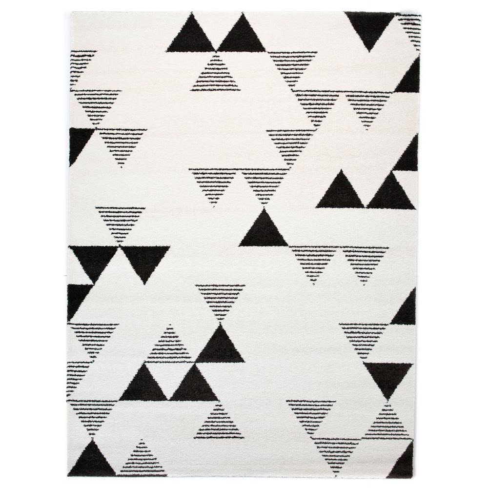 BALTA Phoebe White 8 ft. x 10 ft. Area Rug