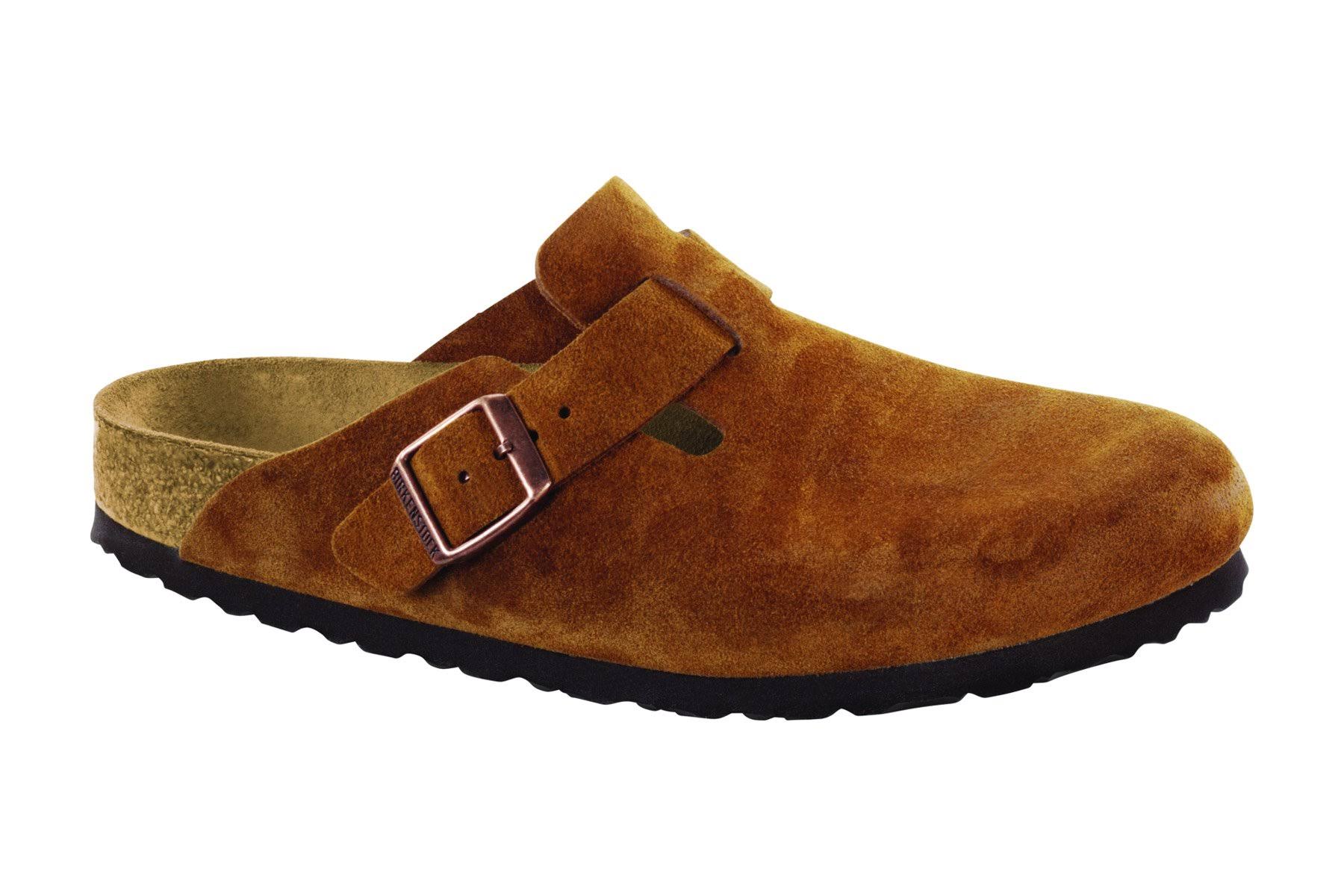 Birkenstock Boston Soft - Suede Mink Suede / 42 / Narrow