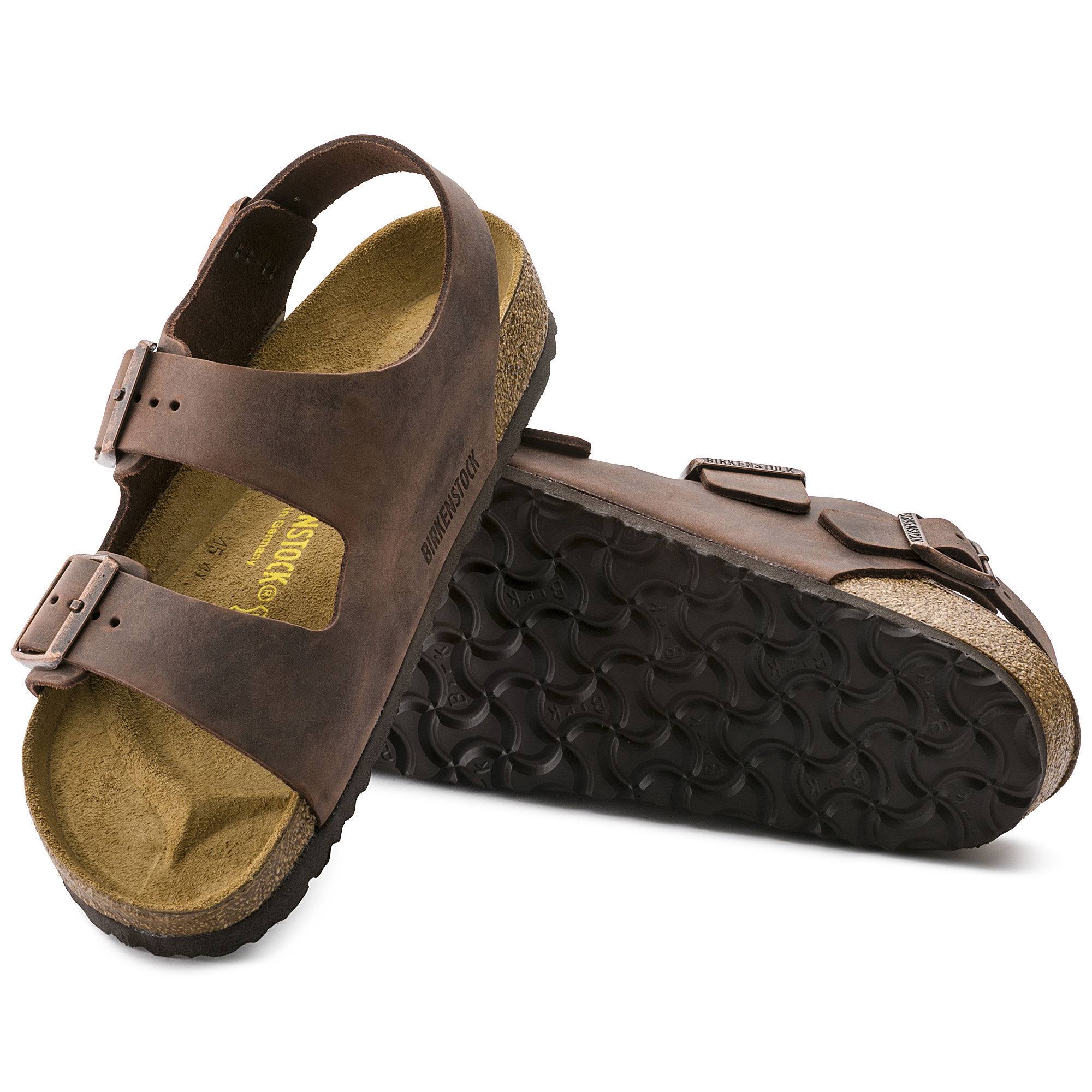 Birkenstock Milano Habana Leather / 44