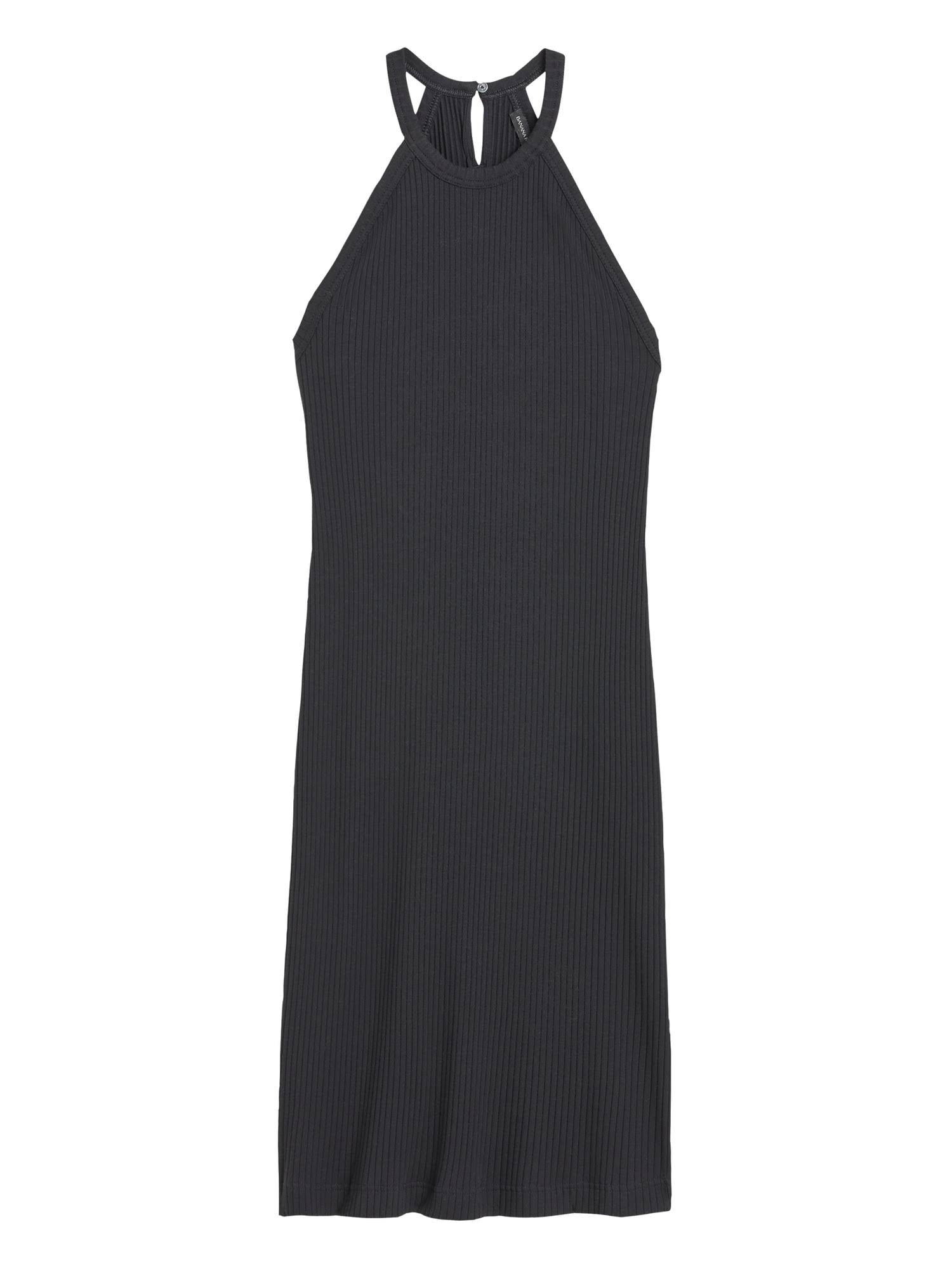 Banana Republic Women's Ribbed Tank Dress Black Size M