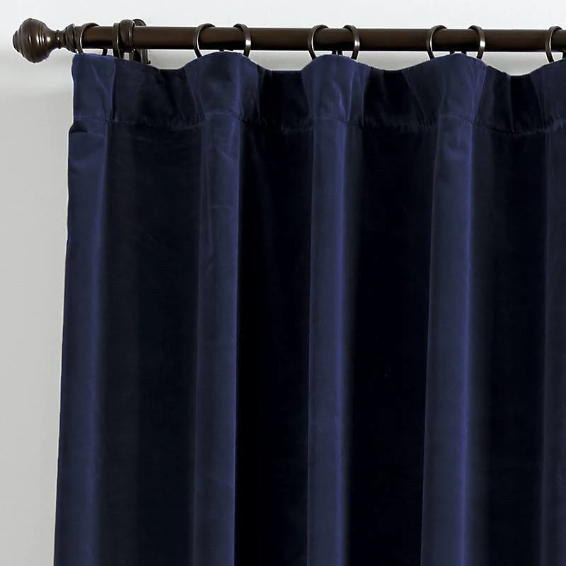 Signature Velvet Drapery Panel Sienna 96x22 - Ballard Designs