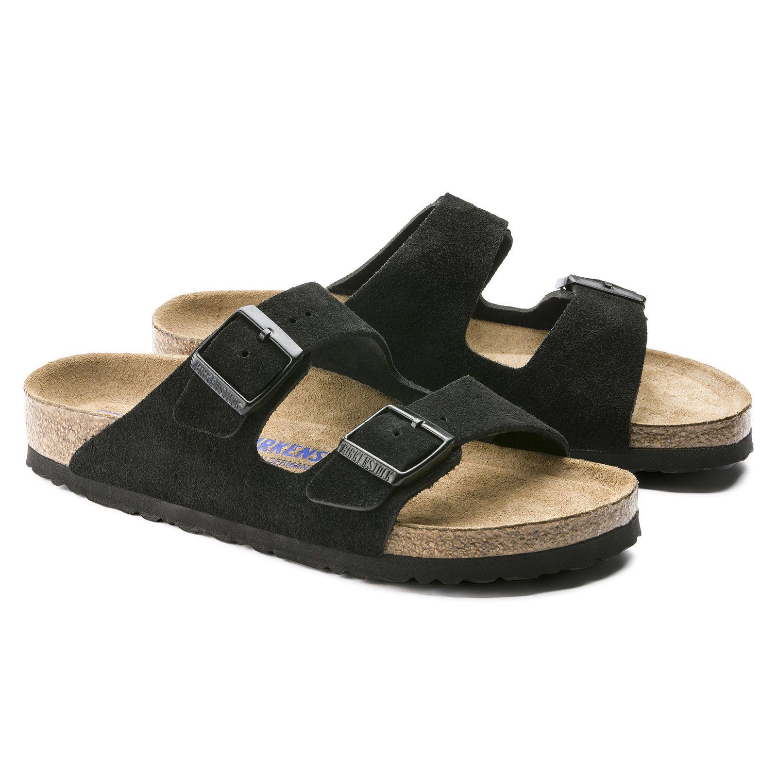 Birkenstock Arizona Soft Footbed - Suede Taupe / 46 / Narrow