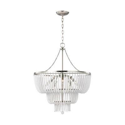 Reeves 6 - Light Statement Tiered Chandelier Finish: Brushed Nickel
