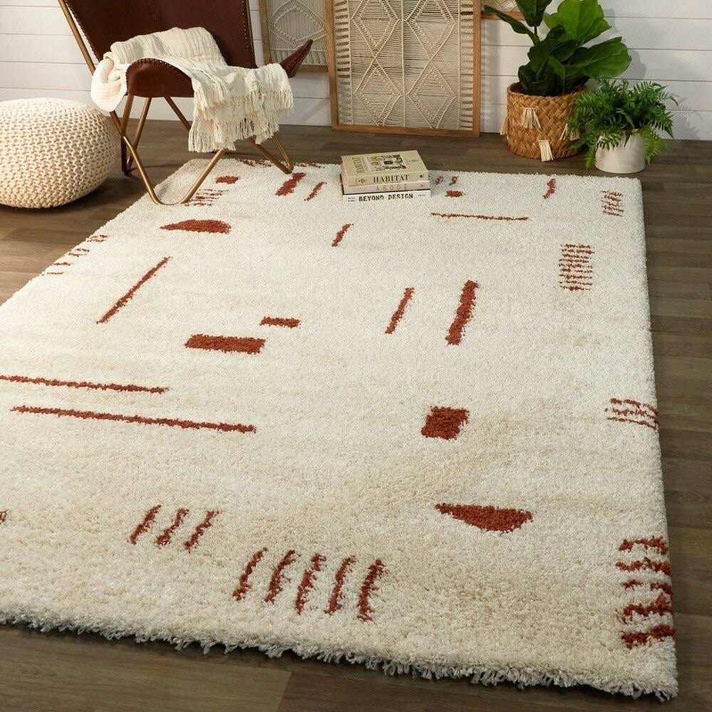 Carson Carrington Islinge Tribal Moroccan Shag Area Rug - 7&10