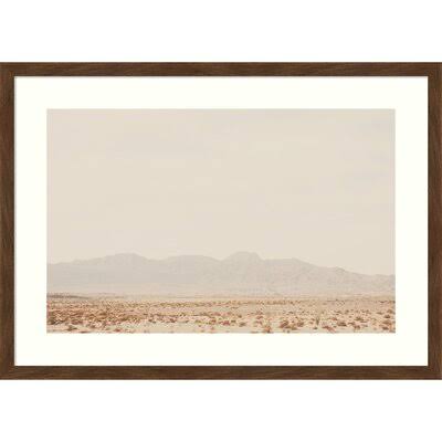 California Dreaming by Laura Evans - Picture Frame Photograph Print on Paper Birch Lane Format: Brown Framed, Size: 25x22 H x 35