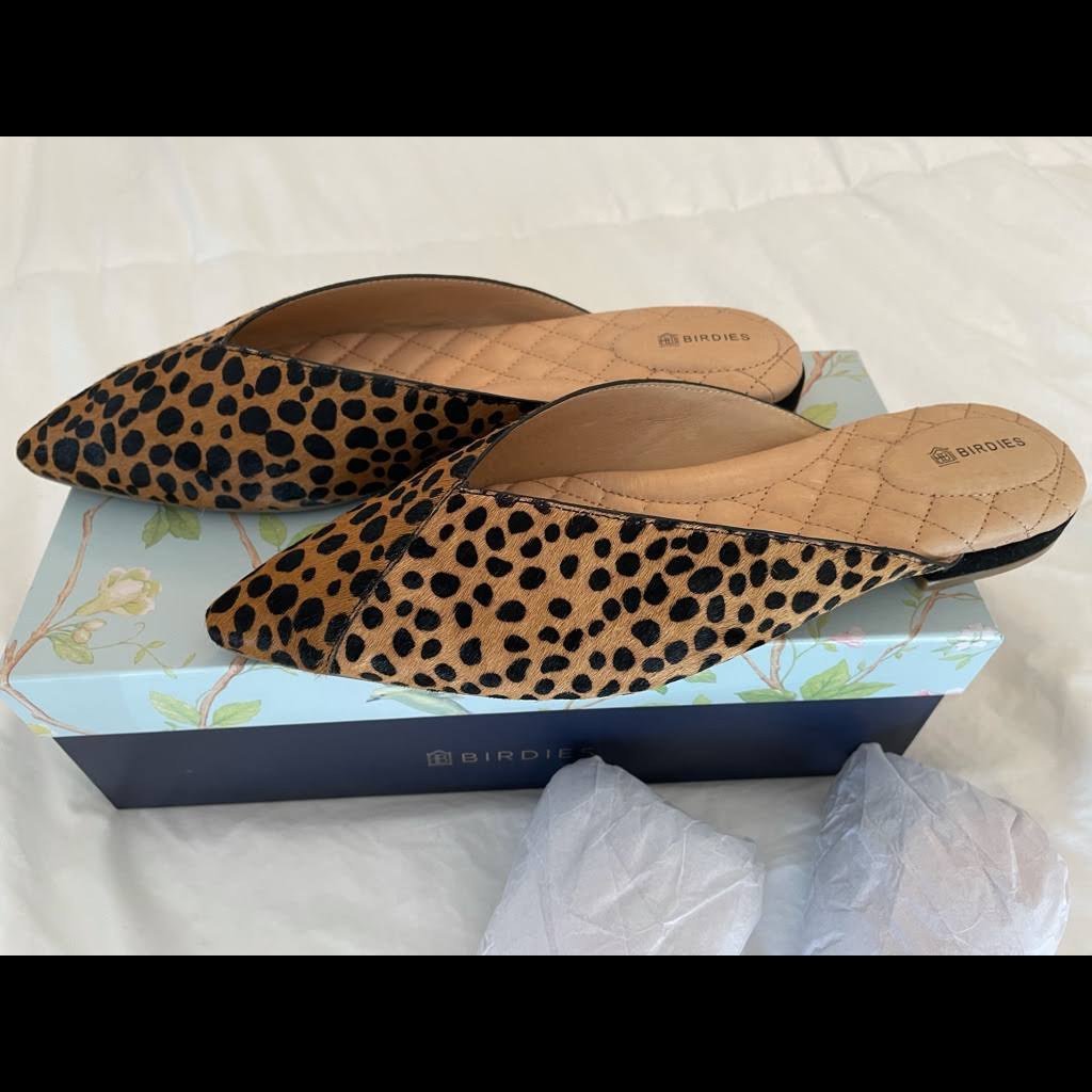 Women's Birdies Swan Mule, Size 9.5 M - Brown