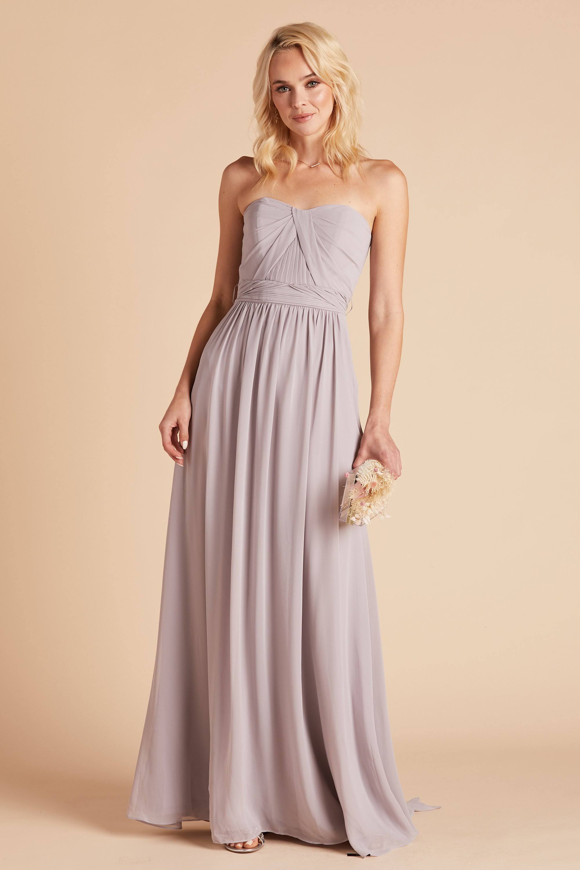 Birdy Grey Grace Convertible Chiffon Bridesmaid Dress in Lilac XXL / Lilac