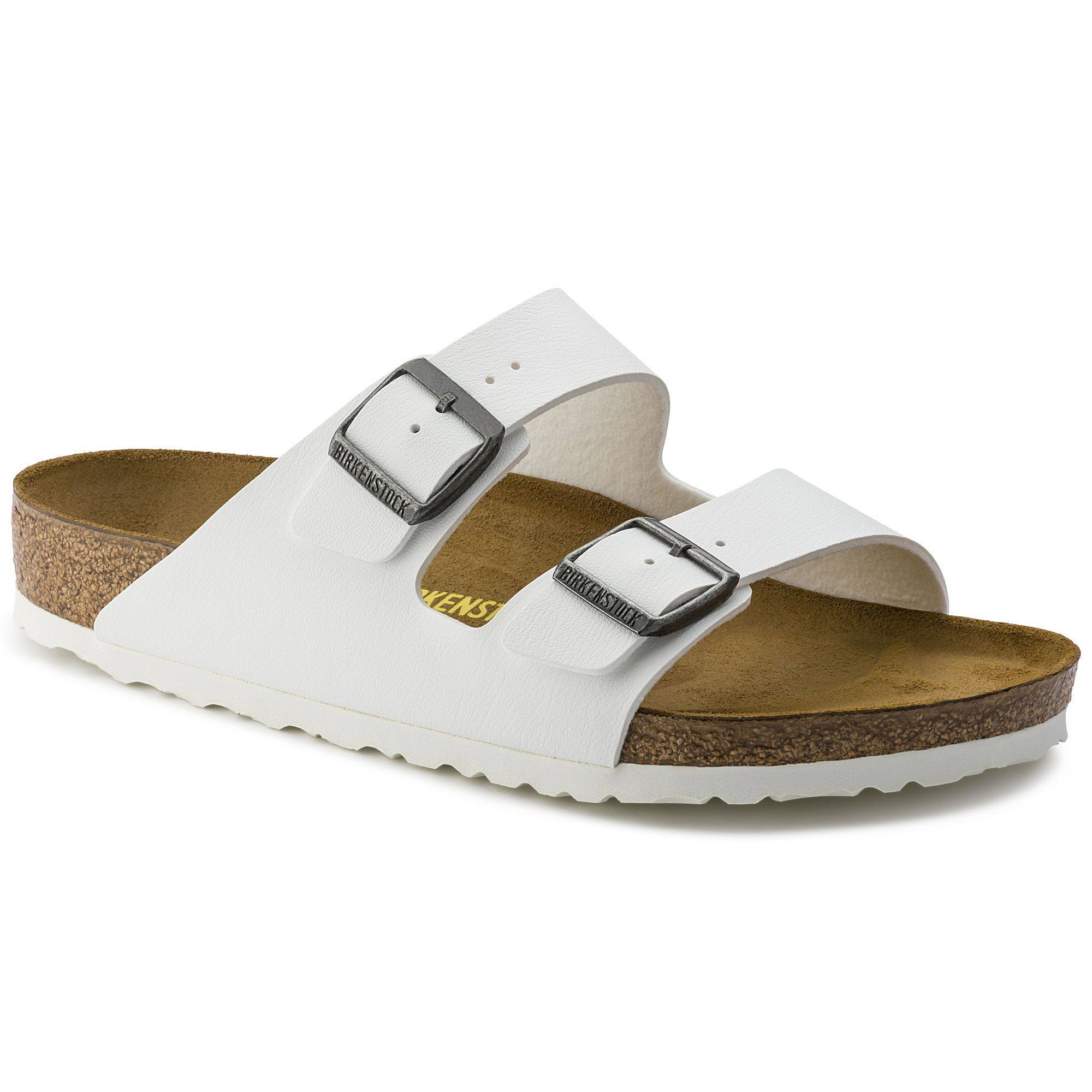 Birkenstock Women's Arizona Sandals, Size: 10/10.5 US (41 Euro), White