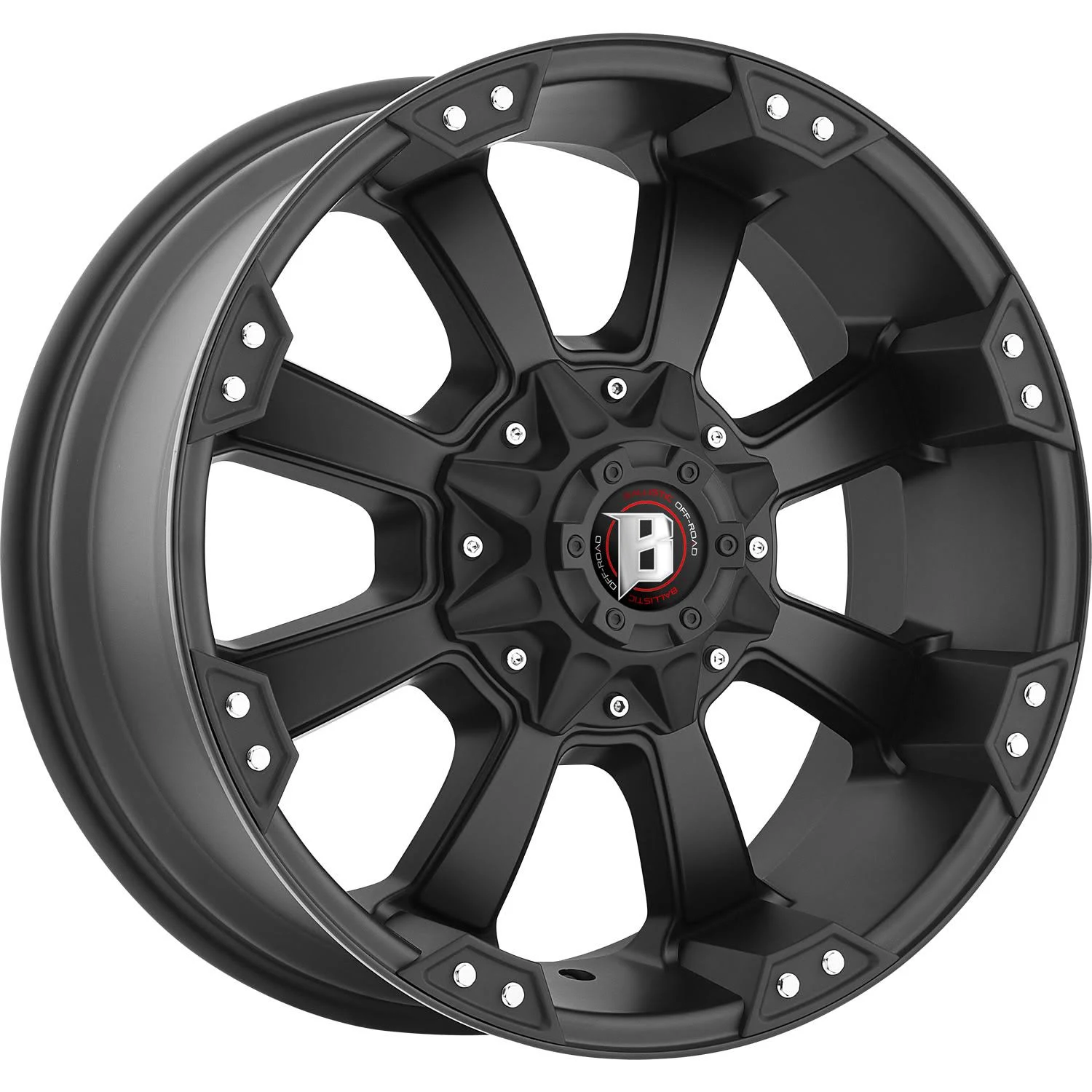 2006 F-150 Ballistic Morax Flat Black 6-Lug Wheel - 20x10 Ford