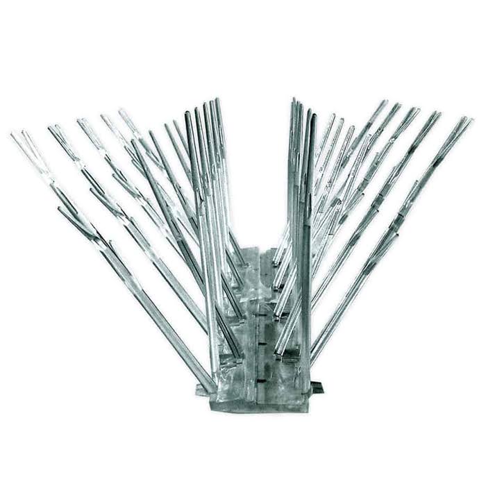 Bird-X SP-25 Plastic Bird Spikes, Regular 6.5x22 Width x 25 ft