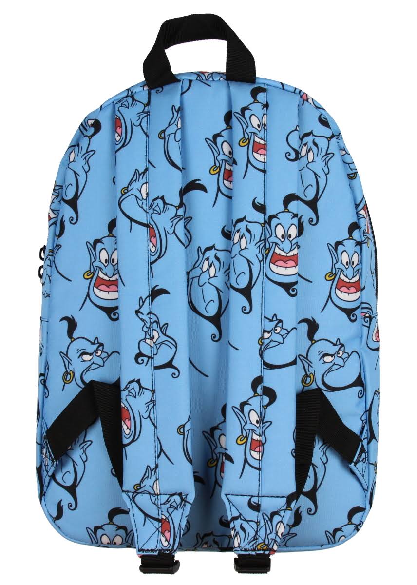 Disney Aladdin Expressions of Genie Faces Allover Print School Laptop Backpack