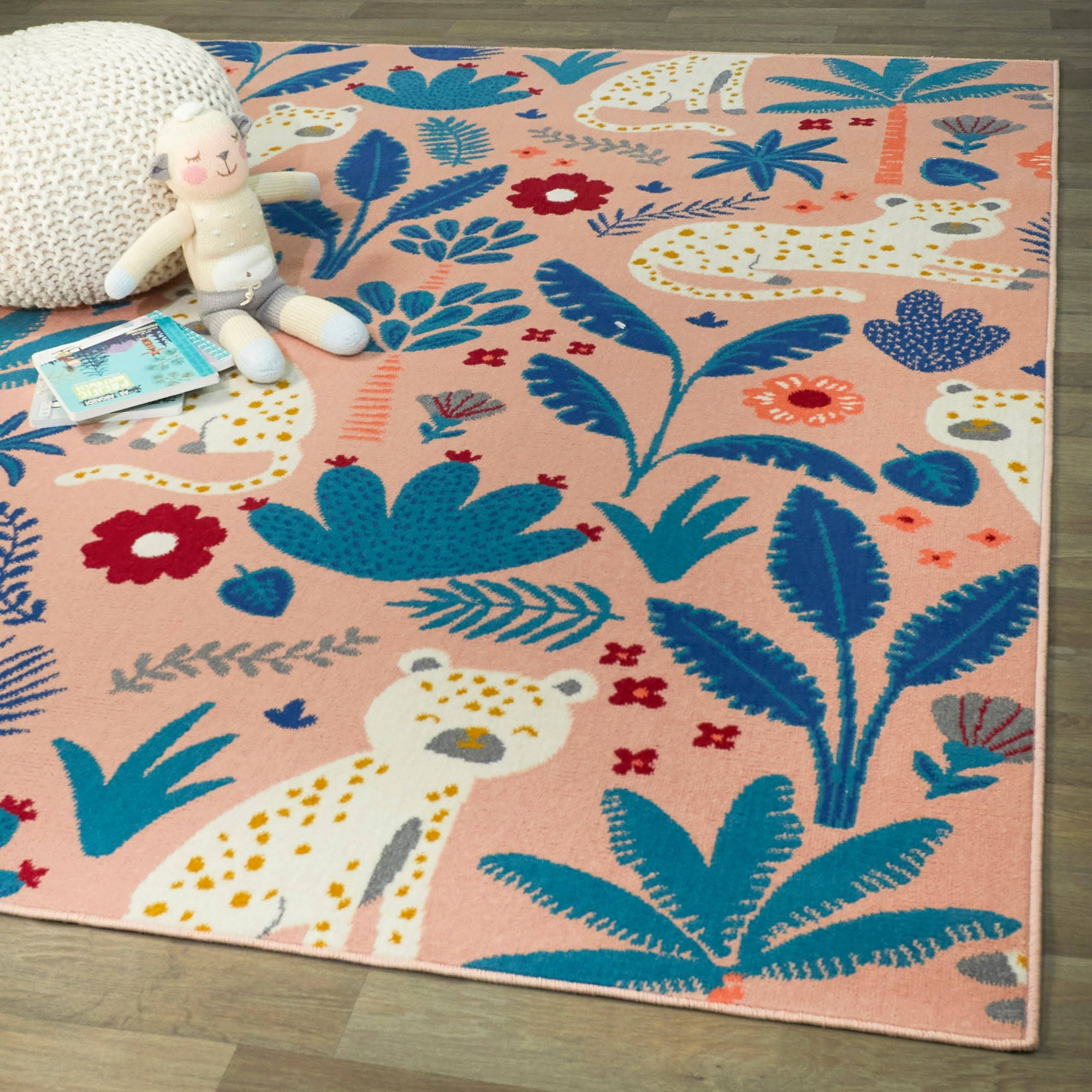 Balta Serengeti Multicolor 5 ft. x 7 ft. Kids Area Rug