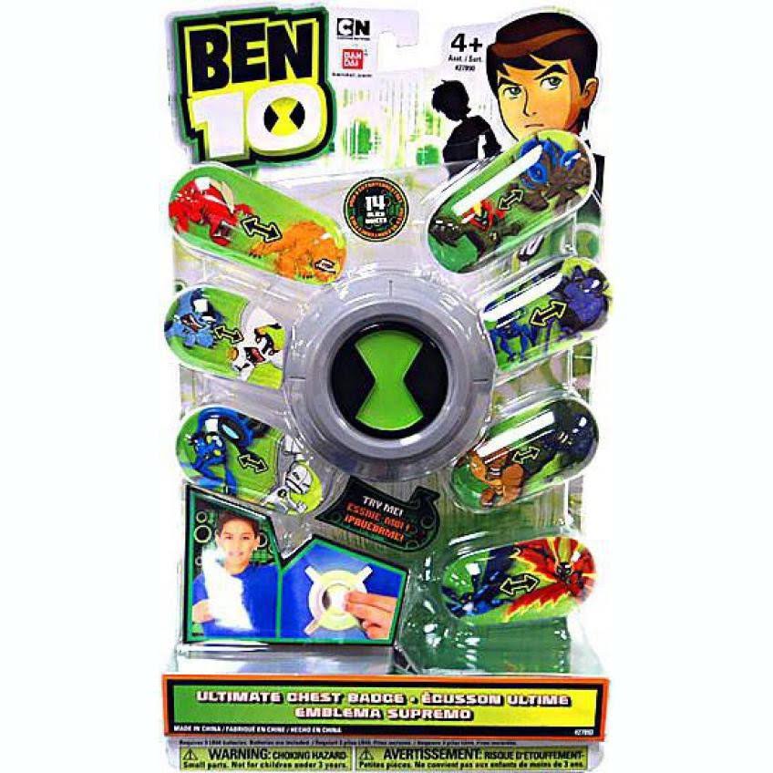 Ben 10 Ultimate Chest Badge, Multi - Action Figures