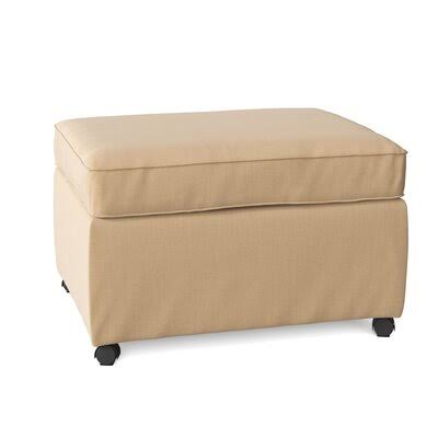 Birch Lane Manning 28x22 Rectangle Standard Ottoman Body Fabric: Sunbrella Meridian Maize