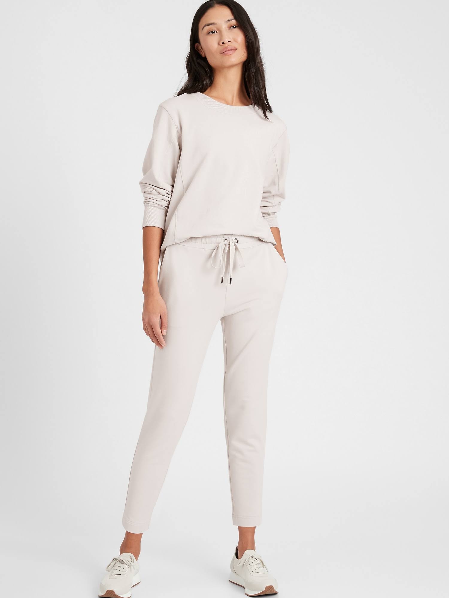 Banana Republic Women's French Terry Jogger Selenite Size L