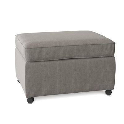 Birch Lane Gillis 28x22 Rectangle Standard Ottoman Body Fabric: Nobletex Platinum
