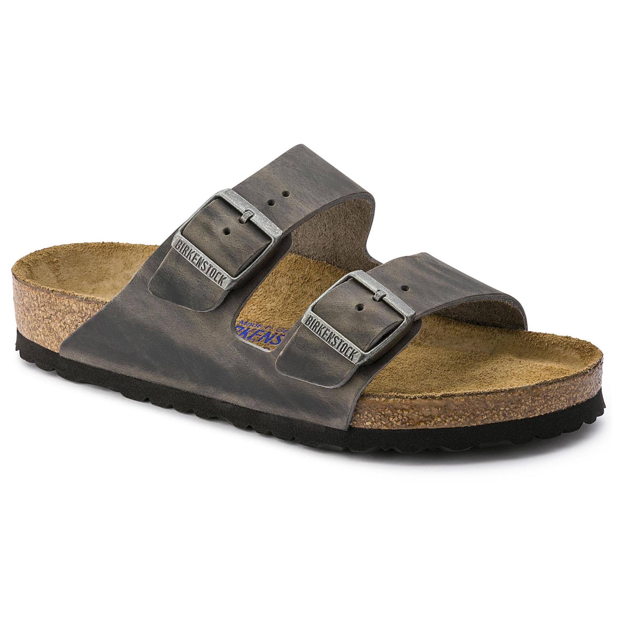 Birkenstock Arizona SFB Iron Oiled Leather