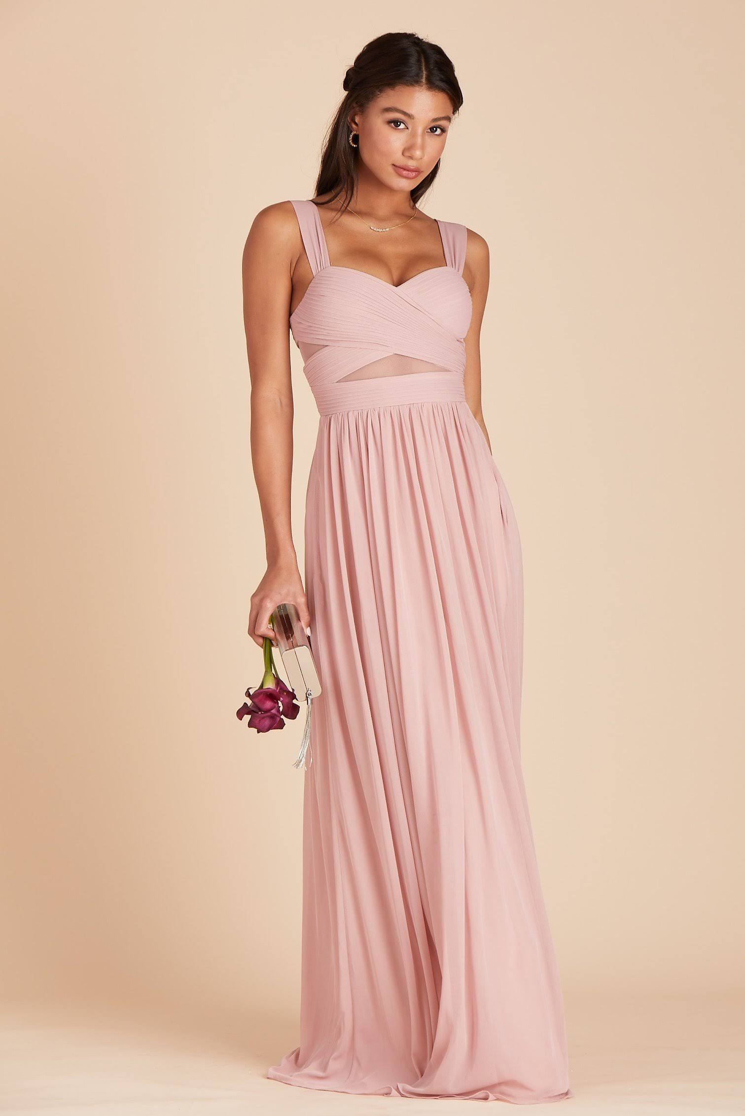 Birdy Grey Elsye Bridesmaid Dress in Dusty Rose XL / Dusty Rose
