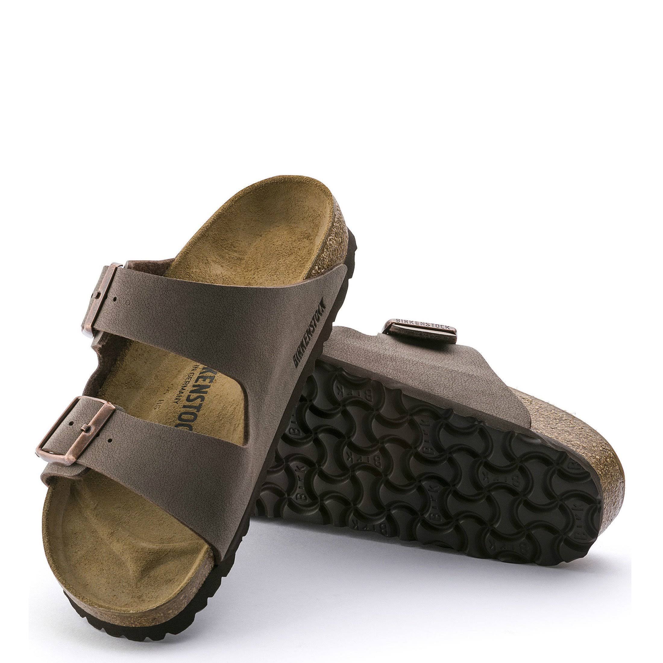 Birkenstock Women's Arizona Birkibuc Sandals, Brown